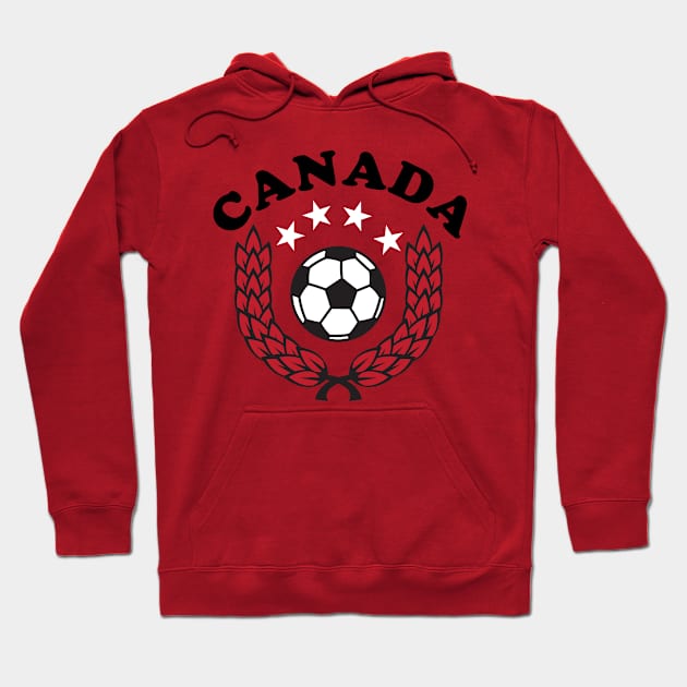 Canada Soccer Hoodie by Rayrock76